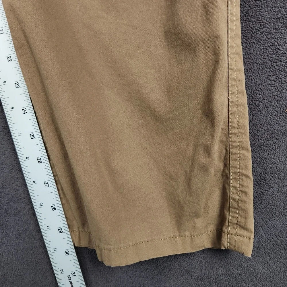 KUHL Radikl Pants Mens 40x30 Khaki Tan Hiking Workwear Stretch Articulated Knee